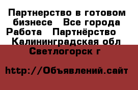 Партнерство в готовом бизнесе - Все города Работа » Партнёрство   . Калининградская обл.,Светлогорск г.